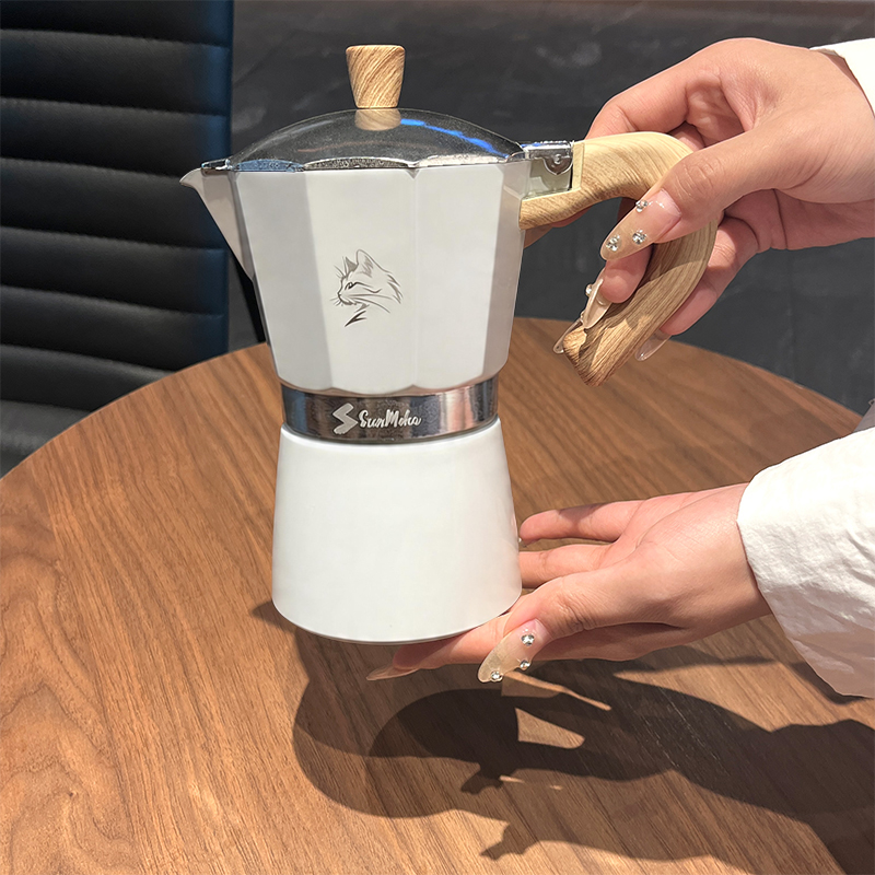 Hero Coffee Equipment - Cafeteira Moka 3/6 Xícaras - Cafeteira