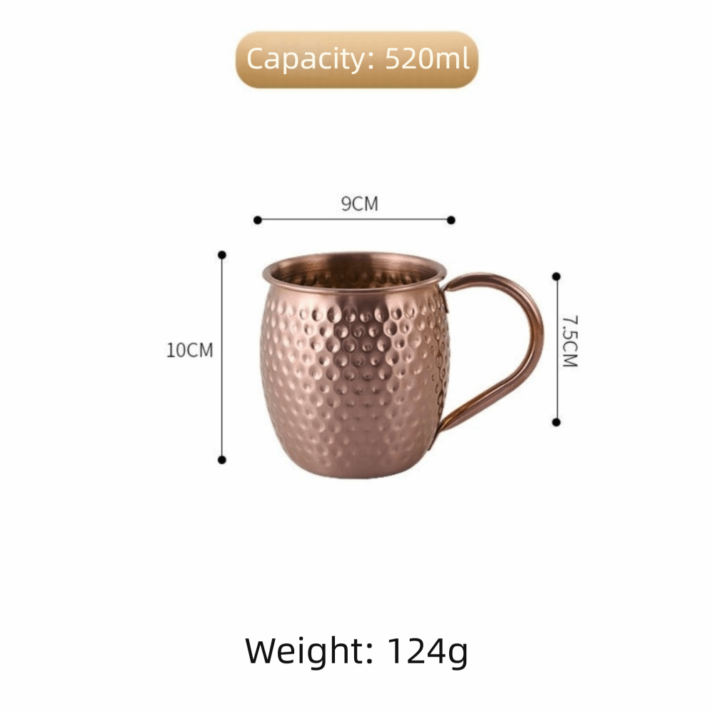 Espresso Shot Glass - Caneca criativa moscow mule de 520ml,