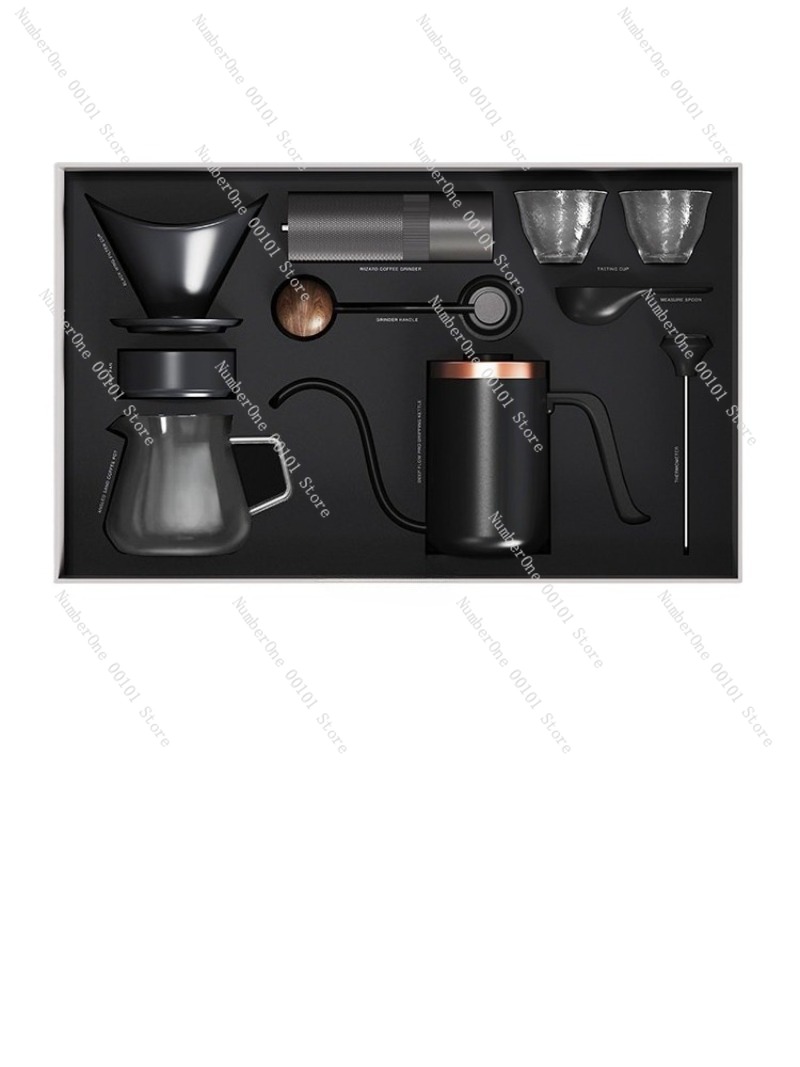 Coffee Equipment Gift - Conjunto de Cafeteira Manual em Caixa