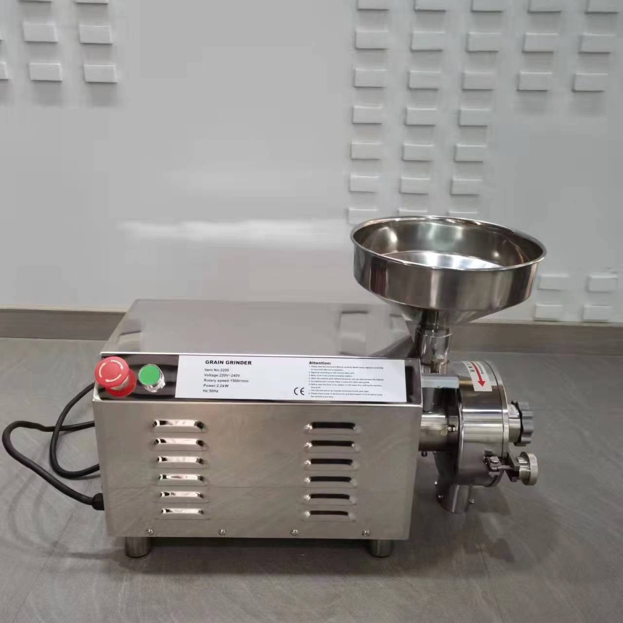 Coffee Equipment Grinder - Moedor universal de aço inoxidável, alta,