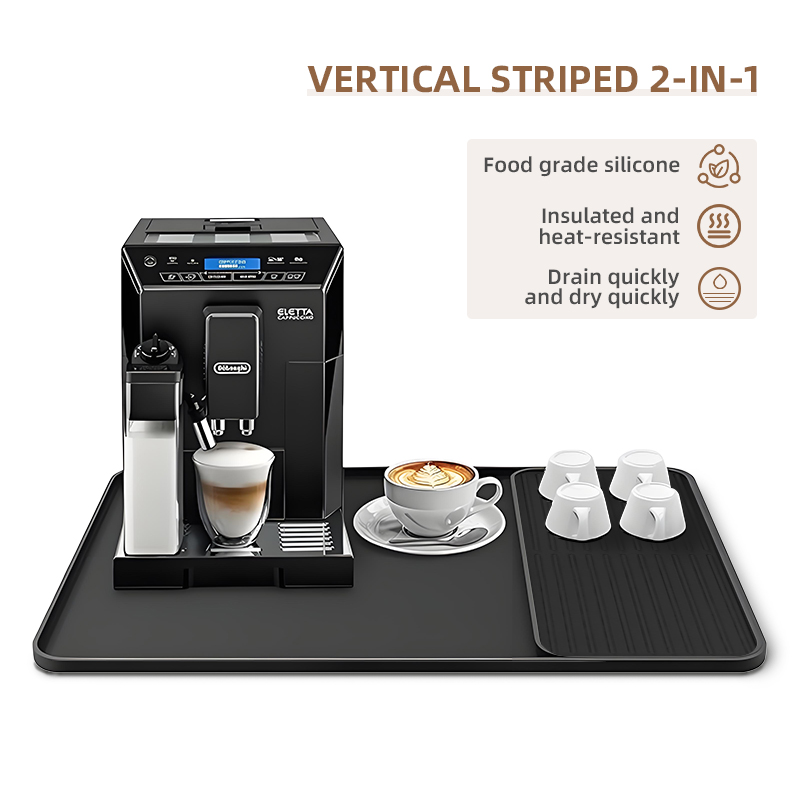 Coffee Equipment Tray - Tapete de Silicone para Máquina de