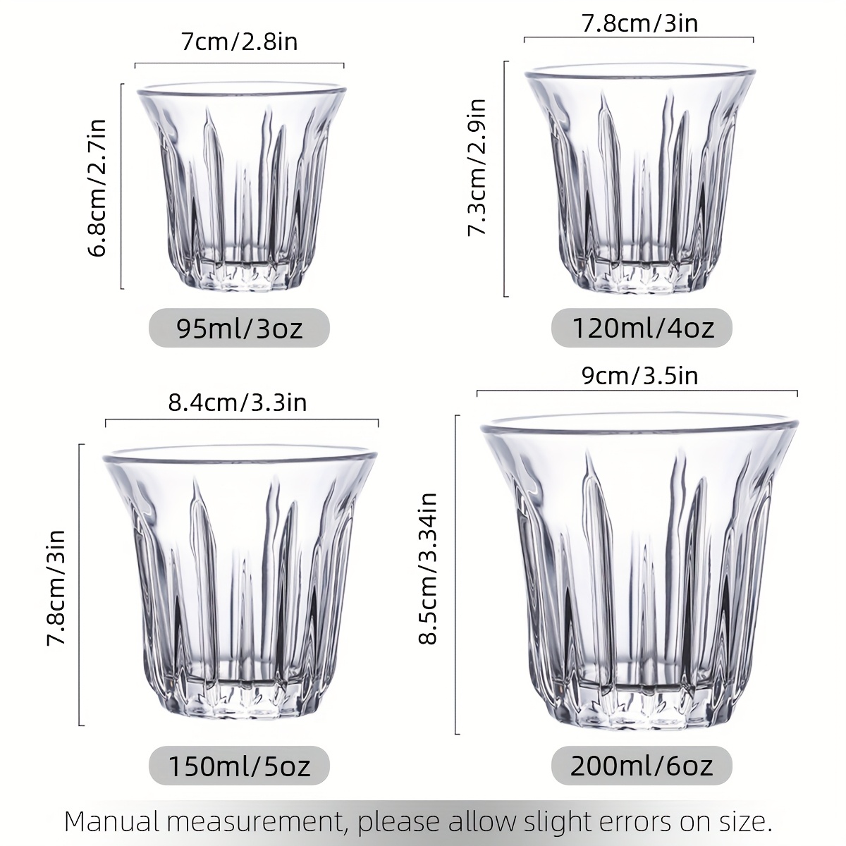 Conjunto com 2 Copos de Espres - Espresso Shot Glass avaliação e preço