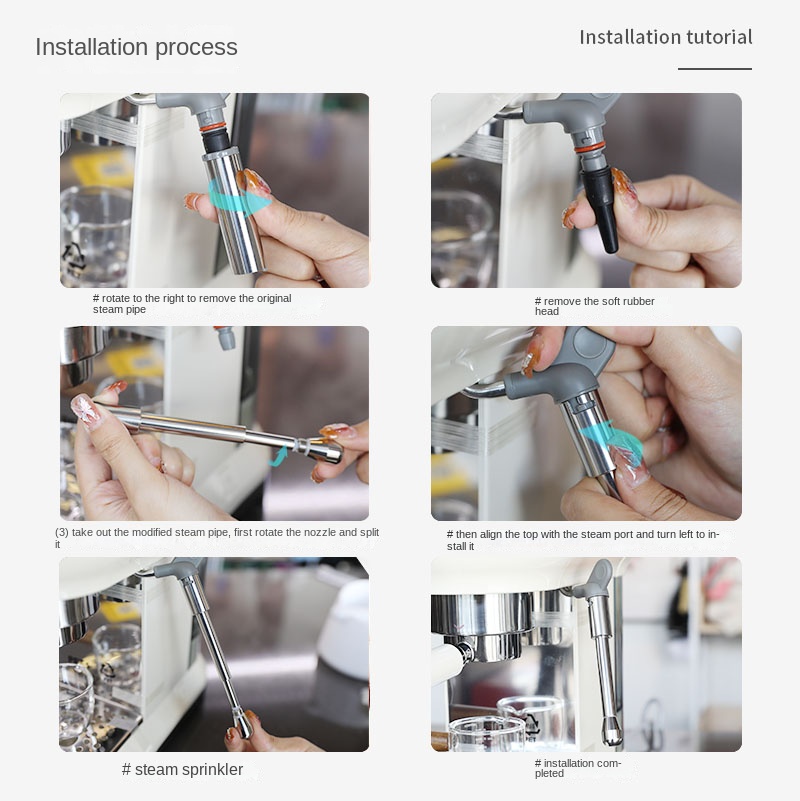 Substituição do bocal de vapor - Steam Wand Tip avaliação e preço