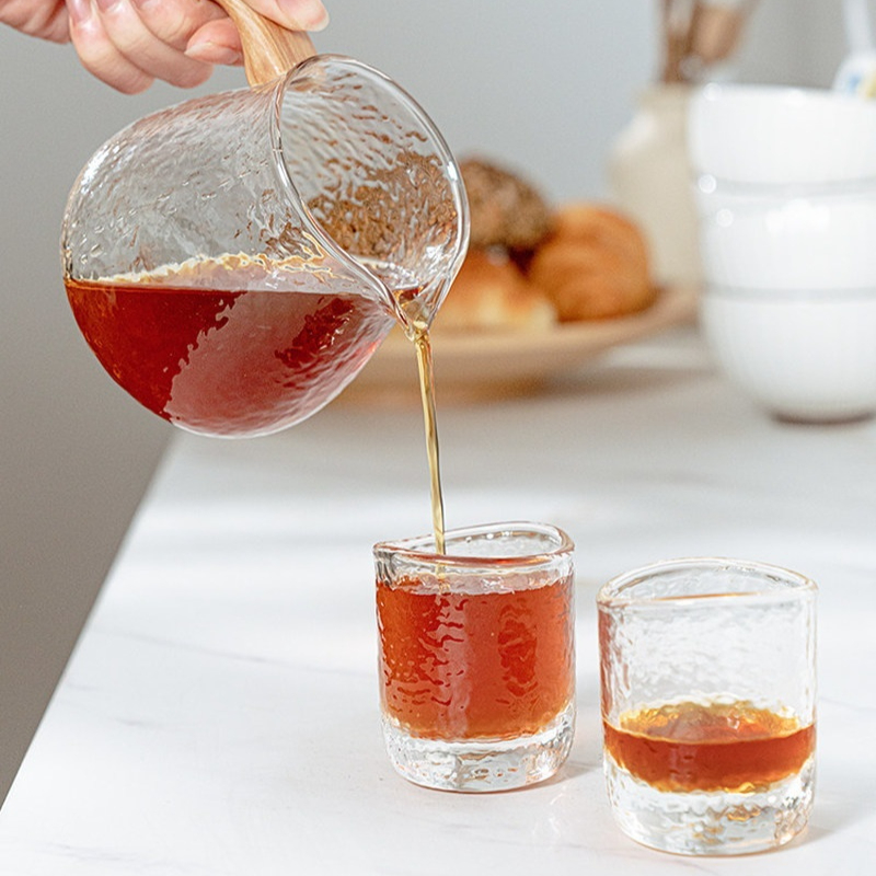Jarra de vidro martelado estil - Espresso Shot Glass avaliação e preço