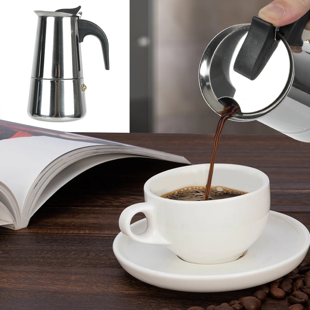 Cafeteira moka de aço inoxidáv - Hero Coffee Equipment avaliação e preço