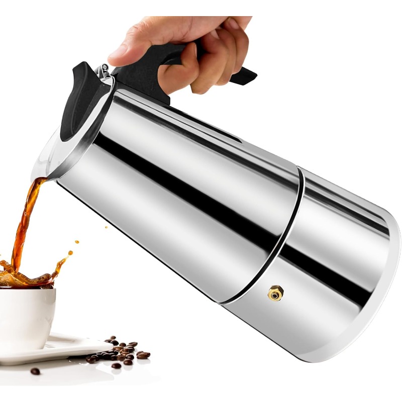 Cafeteira Moka de Aço Inoxidáv - Hero Coffee Equipment avaliação e preço
