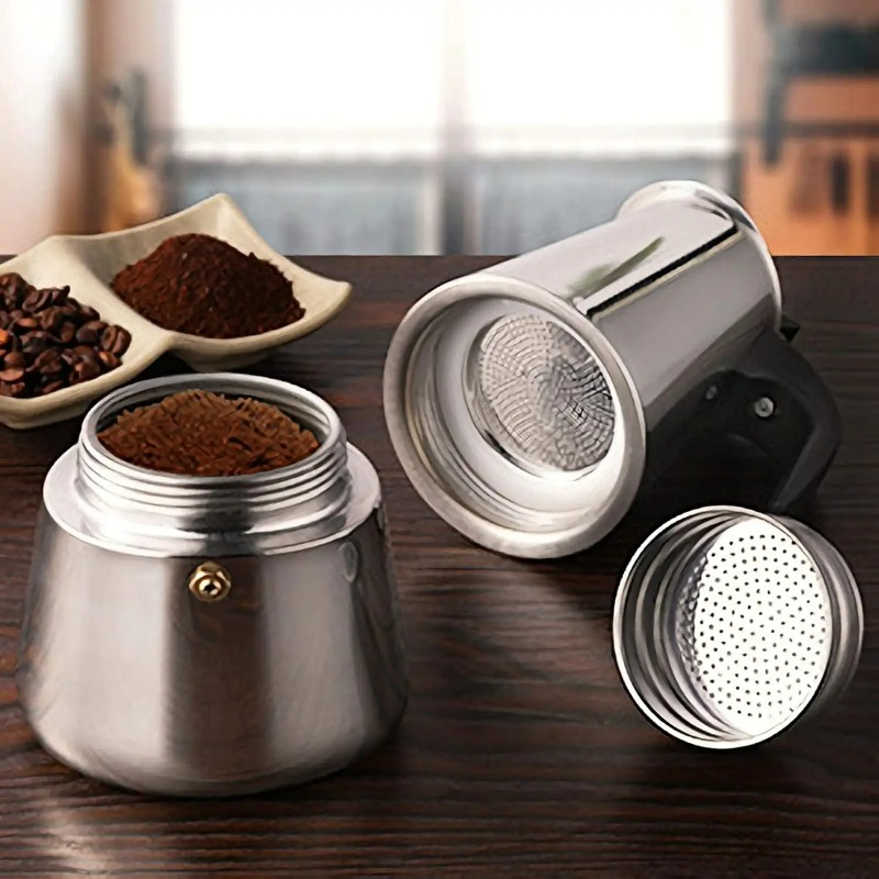 Cafeteira Moka de Aço Inoxidáv - Hero Coffee Equipment avaliação e preço