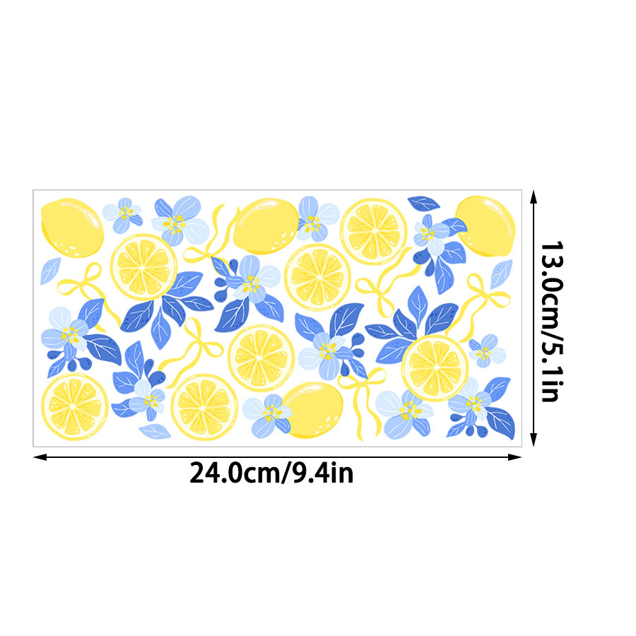 Limão floral uv dtf transferên - Espresso Shot Glass avaliação e preço