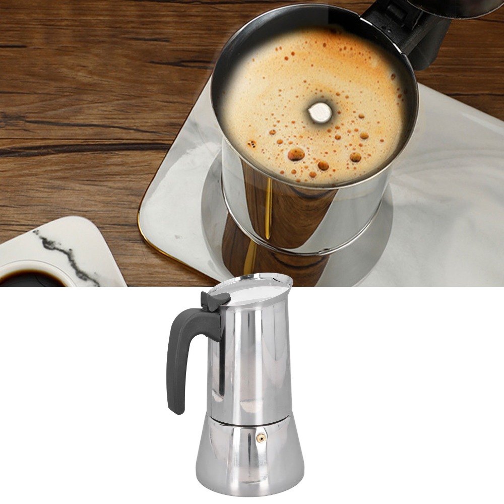 Cafeteira Moka de Aço Inoxidáv - Hero Coffee Equipment avaliação e preço