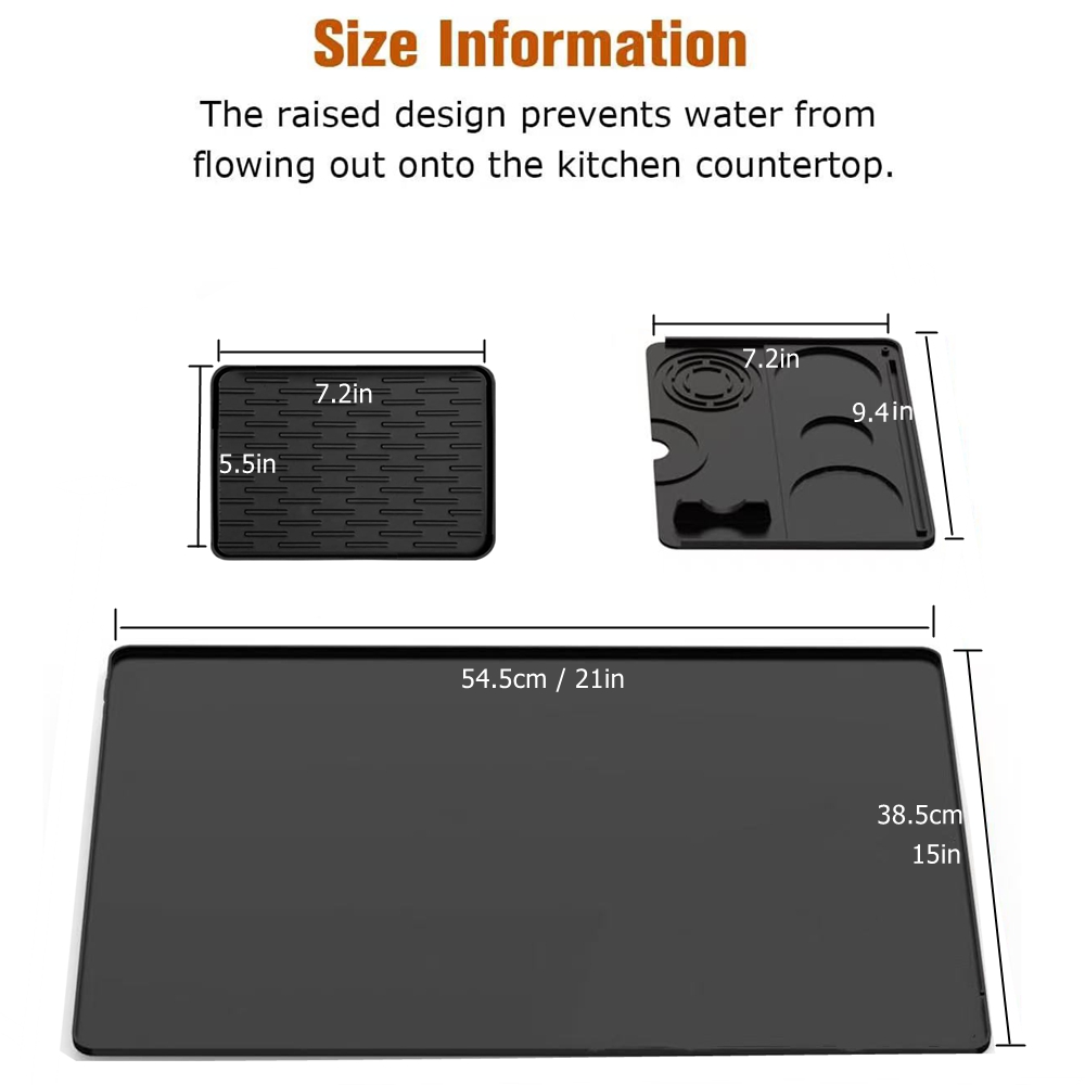 Tapete de silicone para cafete - Coffee Equipment Tray avaliação e preço