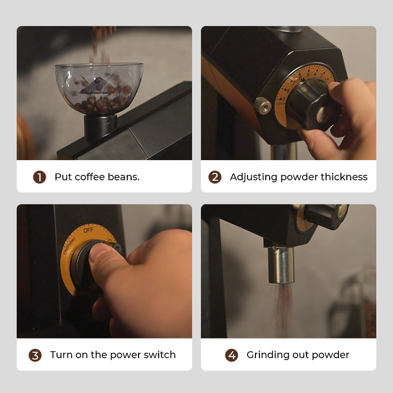 Moedor elétrico profissional d - Coffee Equipment Grinder avaliação e preço