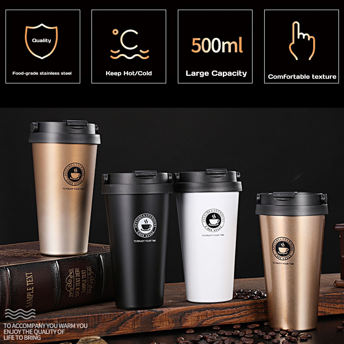 Copo Térmico de Viagem 16 oz e - Coffee Equipment Gift avaliação e preço